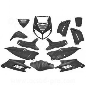KIT CARROSSERIE ADAPT. PEUGEOT SPEEDFIGHT 2 NOIR METAL (13 PIECES)