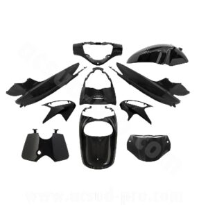 KIT CARROSSERIE ADAPT. HONDA SH 125-150CC 2005-2008 NOIR (10 PIECES)
