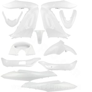 KIT CARROSSERIE ADAPT. HONDA PCX 125CC 2009-2013 BLANC (11 PIECES)