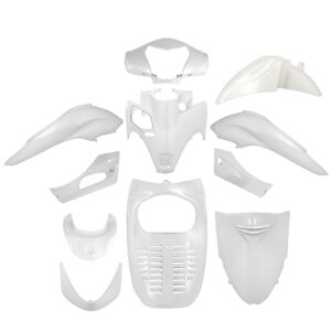 KIT CARROSSERIE ADAPT. HONDA SH 300 I 2007-2010 BLANC PERLE (11 PIECES)