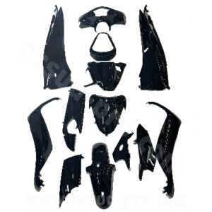 KIT CARROSSERIE ADAPT. HONDA SH125I / 150CC START AND STOP 2013-2016 NOIR (13 PIECES)