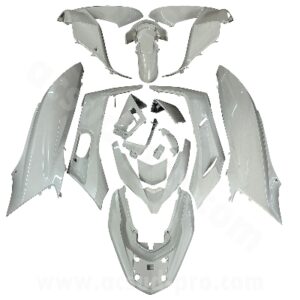 KIT CARROSSERIE ADAPT. HONDA PCX 125CC 2018-2020 (15 PIECES) BLANC PERLE