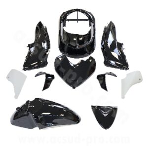 KIT CARROSSERIE ADAPT. HONDA SH125-150CC 2009-2012 NOIR (10 PIECES)