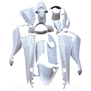 KIT CARROSSERIE ADAPT. HONDA SH125I / 150CC START AND STOP 2013-2016 BLANC (13 PIECES)