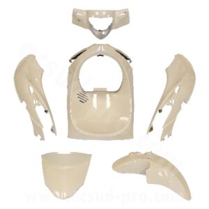 KIT CARROSSERIE ADAPT. PIAGGIO LIBERTY 50-125CC 2015-2023 ( 6 PIECES) BLANC PERLE