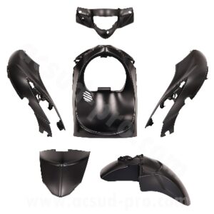 KIT CARROSSERIE ADAPT. PIAGGIO LIBERTY 50-125CC 2015-2023 ( 6 PIECES) NOIR MAT