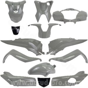 KIT CARROSSERIE ADAPT. HONDA SH 125-150CC 2017-2019 GRIS NARDO NHC61 (13 PIECES)