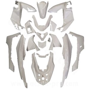 KIT CARROSSERIE ADAPT. HONDA PCX 125CC 2025 (17 PIECES) BLANC